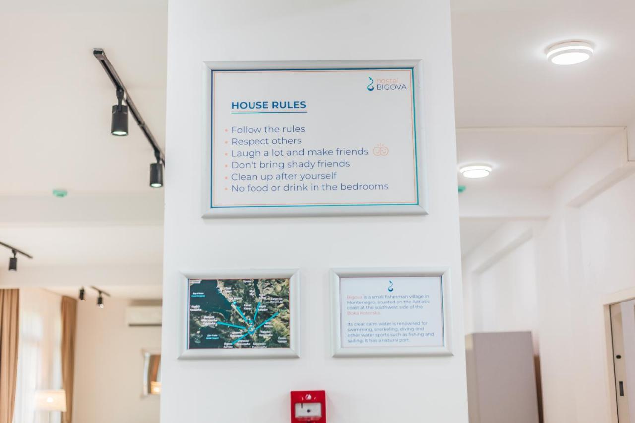 Hostel Bigova Котор Екстер'єр фото
